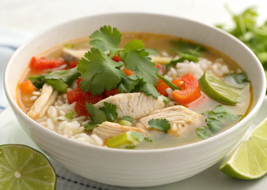 Chopt Spicy Chicken Soup Recipe with Rice made at home!